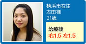 横浜市在住友田様（21歳）